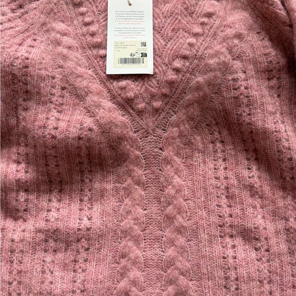 SOLD-NTW Sezane Jake Jumper pink Xs - Picture 4 of 4
